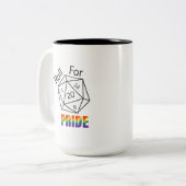 Tasse 2 Couleurs Rouler Pour Fierté (Devant gauche)