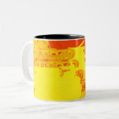 Tasse 2 Couleurs Roulette de grue MOTEUR D'EXPLOITATION bulldozer d (Devant gauche)