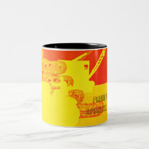 Tasse 2 Couleurs Roulette de grue MOTEUR D'EXPLOITATION bulldozer d