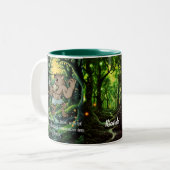 Tasse 2 Couleurs Roulful Rougarou Force Inspirationnelle (Devant gauche)
