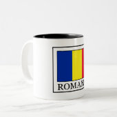 Tasse 2 Couleurs Roumanie (Devant gauche)