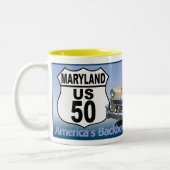 Tasse 2 Couleurs Route 50 (Gauche)