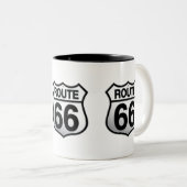 Tasse 2 Couleurs Route 66 (Devant droit)