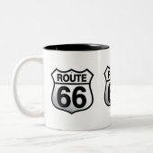 Tasse 2 Couleurs Route 66 (Gauche)