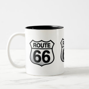 Tasse 2 Couleurs Route 66