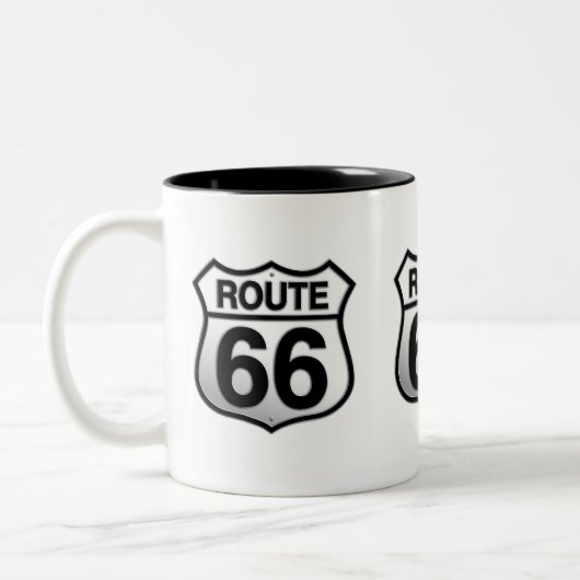 Tasse 2 Couleurs Route 66 (Gauche)