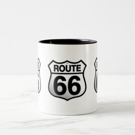 Tasse 2 Couleurs Route 66 (Centre)