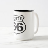 Tasse 2 Couleurs Route 66 (Devant droit)