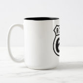 Tasse 2 Couleurs Route 66 (Gauche)