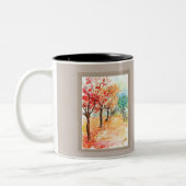 Tasse 2 Couleurs Route d'automne (Gauche)