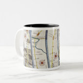 Tasse 2 Couleurs Route de Whitby vers Durham (Devant gauche)