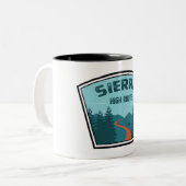 Tasse 2 Couleurs Route élevée de Sierra (Devant gauche)