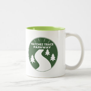 Tasse 2 Couleurs Route express de trace de Natchez