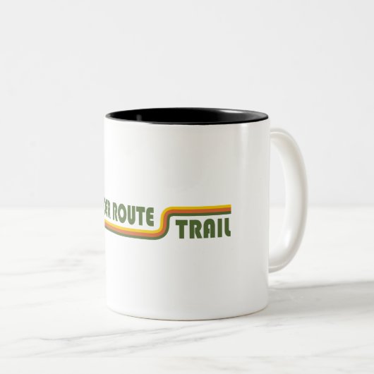 Tasse 2 Couleurs Route frontière Minnesota (Devant droit)