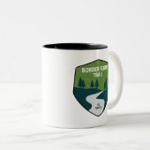 Tasse 2 Couleurs Route frontière Minnesota (Devant droit)