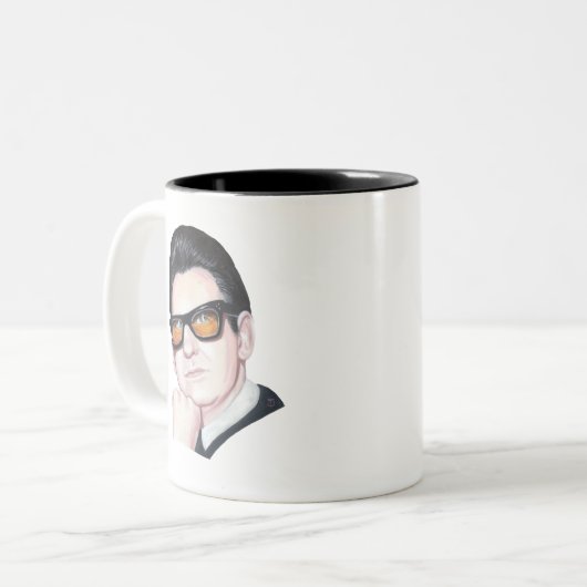 Tasse 2 Couleurs Roy Orbison (Devant gauche)