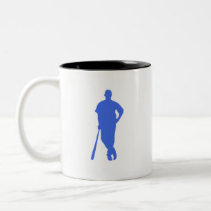 Tasse 2 Couleurs Royal Blue and White Basball