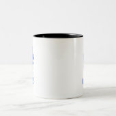 Tasse 2 Couleurs Royal Blue and White Basball (Centre)