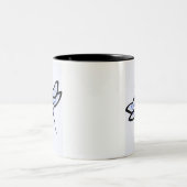 Tasse 2 Couleurs Royal Blue Dragonard (Centre)