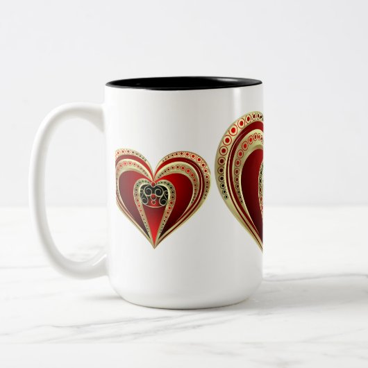 Tasse 2 Couleurs Royal Heart (Gauche)