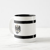 Tasse 2 Couleurs Royaume drapeau national de Prusse (Devant gauche)