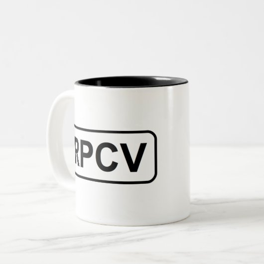 TASSE 2 COULEURS RPCV (Devant gauche)