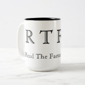 Tasse 2 Couleurs RTFM - Lisez le manuel d'usine (Devant gauche)
