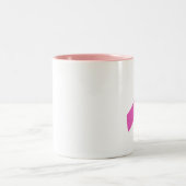 Tasse 2 Couleurs Ruban rose (Centre)