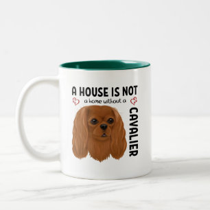Tasse 2 Couleurs Ruby Cavalier King Charles Spaniel  