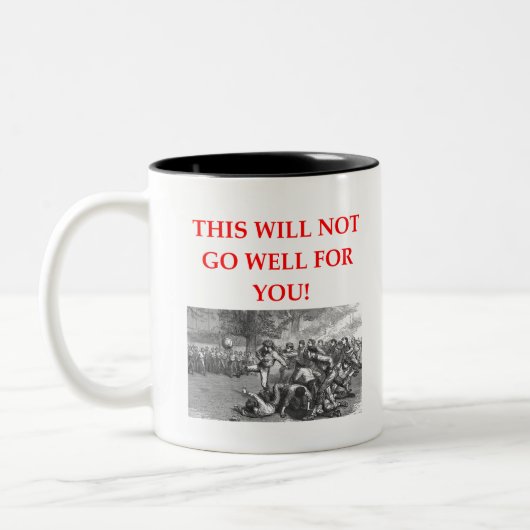 TASSE 2 COULEURS RUGBY (Gauche)