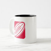 Tasse 2 Couleurs Rugby à XV (Devant gauche)