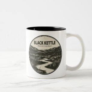 Tasse 2 Couleurs Ruisseau de Black Kettle National Grassland
