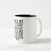 Tasse 2 Couleurs Rule (Devant droit)