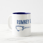 Tasse 2 Couleurs Rumney Rocks Escalade (Devant gauche)