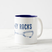 Tasse 2 Couleurs Rumney Rocks Escalade (Devant droit)