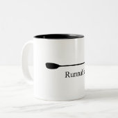 Tasse 2 Couleurs Runnable Kayak Paddle (Devant gauche)