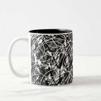 Tasse 2 Couleurs Rush of Time Art Abstrait