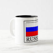 Tasse 2 Couleurs Russie (Devant gauche)