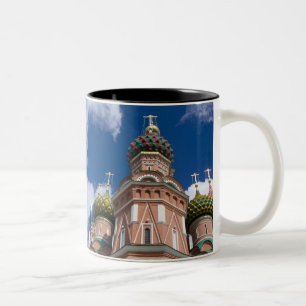 Tasse 2 Couleurs Russie, Moscou, place Rouge. Saint-Basile 2