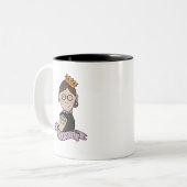 Tasse 2 Couleurs Ruth Bader Ginsburg, RBG notoire (Devant gauche)