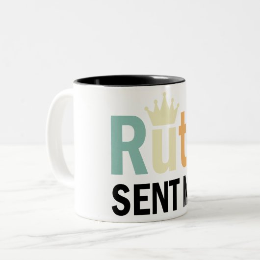 Tasse 2 Couleurs Ruth, Ruth Bader Binsburg, Ruth m'a envoyé (Devant gauche)