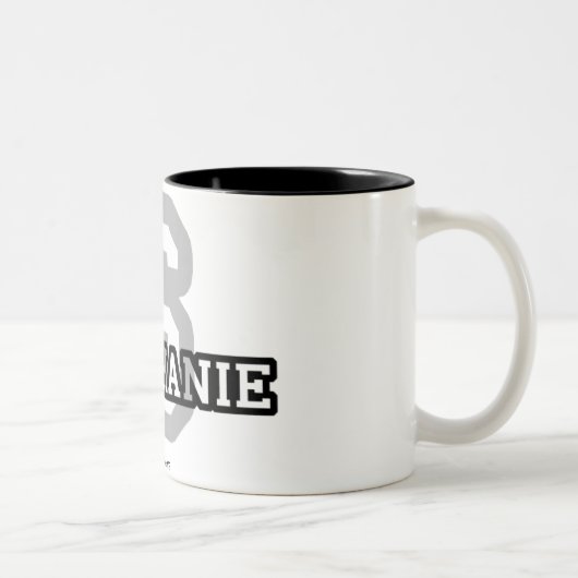 Tasse 2 Couleurs S est pour Stephanie (Droit)