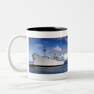 Tasse 2 Couleurs S.S. Navire Jeremiah O'Brien dans le sud de Portla