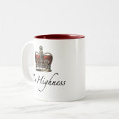 Tasse 2 Couleurs Sa Majesté, son altesse (Devant gauche)