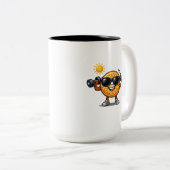 Tasse 2 Couleurs Sac à Biceps (Devant droit)
