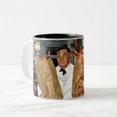 Tasse 2 Couleurs Sac complètement de problème (Devant gauche)