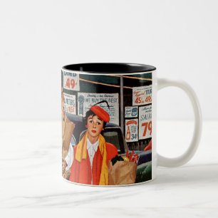 Tasse 2 Couleurs Sac complètement de problème