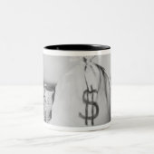 Tasse 2 Couleurs Sac d'argent (Centre)