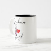 Tasse 2 Couleurs Sac de golf de Grand-mère (Devant gauche)