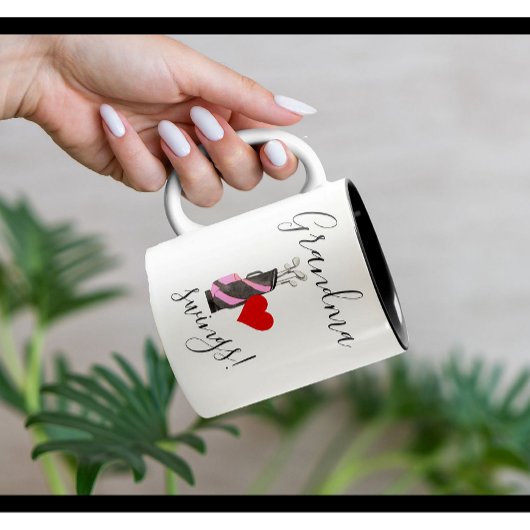 Tasse 2 Couleurs Sac de golf de Grand-mère